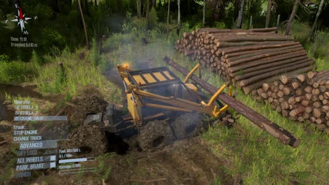 Mudrunner, Swamp Felling, K9000 Skidder