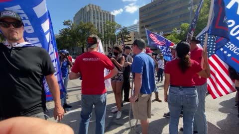 Biden/Trump Supporters Stop The Steal Rally Austin, TX