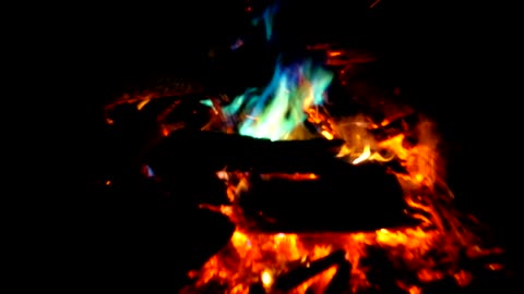 Campfire using Mystical Fire Sachet