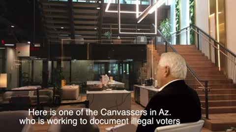 Az Canvassers are going door to door, documenting illegal voters. Listen to this canvasser's stor