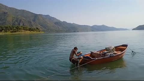 Beautiful Indus River. Indus valley. Beautiful water