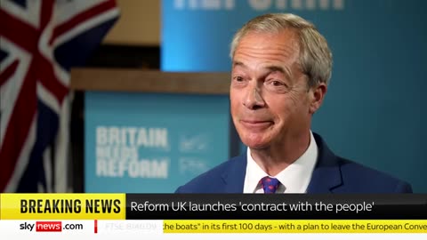 Reform UK leader Nigel Farage refuses to rule out joining Conservative Party Sky News