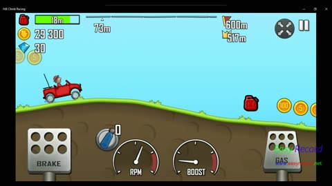 Hill climb racing game