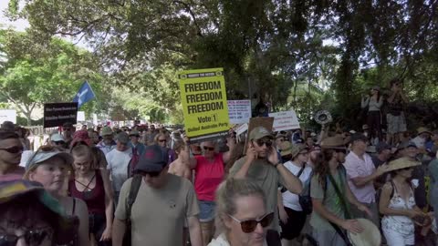 Australia's FREEDOM RALLY BRISBANE