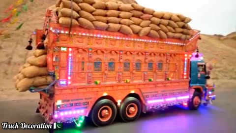 Hino truck decoration