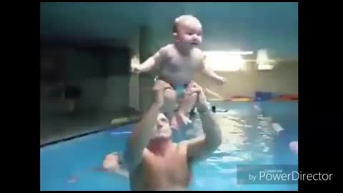 Small Baby Swim Video