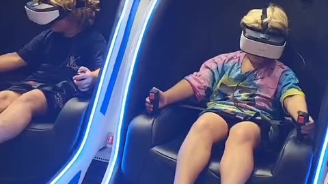He looked SO PANNICKED! First time trying VIRTUAL REALITY headsets 😅 | Kuala Lumpur | Family Travel