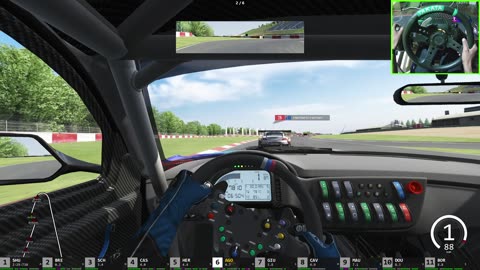 BMW Z4 GT3 Nurburgring GP Circuit Assetto Corza Gameplay