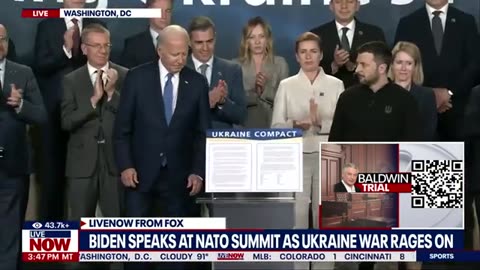 Biden calls Zelenskyy "Putin" at NATO press conference | LiveNOW from FOX