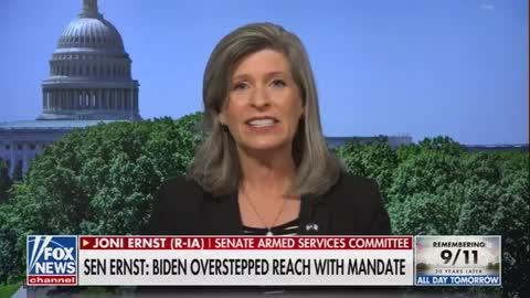 Sen Ernst slams Biden for "leading by coercion"