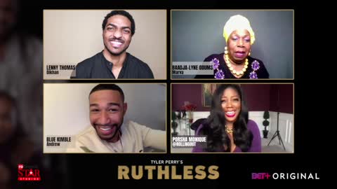 RUTHLESS cast Blue Kimble, Lenny Thomas & Baadja-Lynne Odums says Season 2 “ratchets-up” a notch