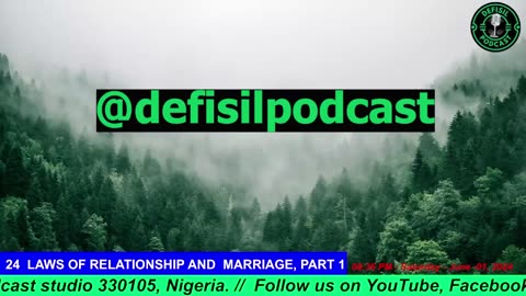 24 CODE & CHARTER OF RELATIONSHIP, DATING AND MARRIAGE