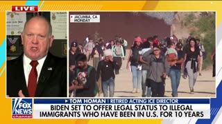 Fox News-Fmr ICE director on Biden’s latest border ‘incentive’ ‘When is enough enough’