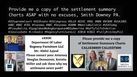 EEOC / Regency Furniture LLC / Smith Downey PA / DCBAR
