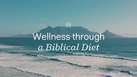 A biblical diet is easy