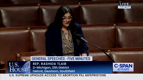 Rep. Tlaib: We Need to Expand the Supreme Court and Impeach Justices Thomas and Alito