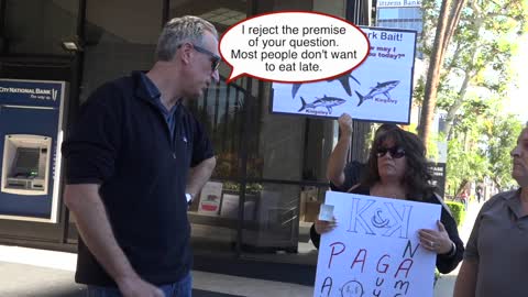 Victimized Business Owners Protest Outside Kingsley & Kingsley Offices in Sherman Oaks CA in 2018