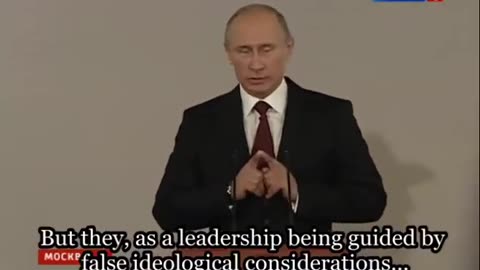 80% To 85% Of The First Soviet Government Were Jews | Vladimir Putin