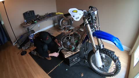 Yamaha WR250f Tear-down Time-lapse