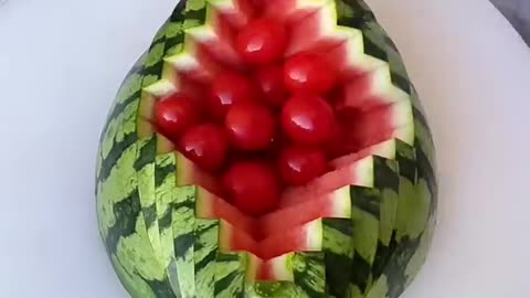 How to Carve Fruit Very Fast and Beauty part 3190