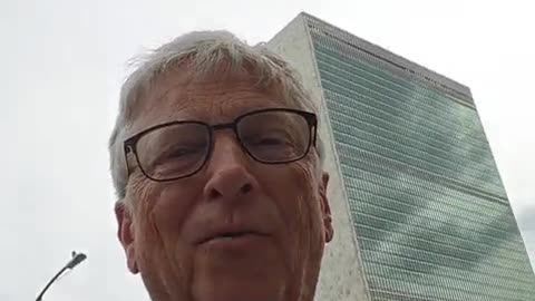 Bill Gates was very happy in NYC as the WHO announced the pandemic treaty has been adopted!