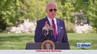 Biden's Brain BREAKS on Live TV - Tries to Explain Why He Wore a Mask Outside