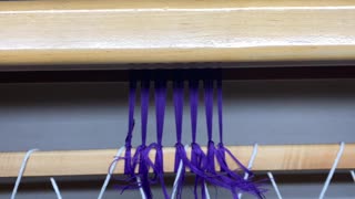 Tying on with a Surgeon's Knot- Weaving