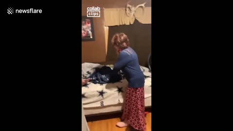 Mom tries to embarrass son
