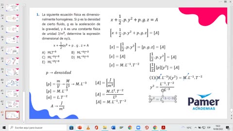 PAMER SEMESTRAL ESCOLAR 2022 | Semana 16 | Física