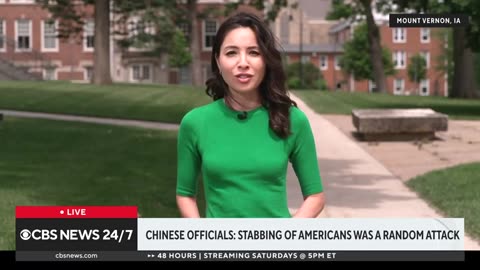 Suspect arrested after 4 Americans stabbed in China CBS News