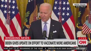Biden: Place’s With A High Vaccination Rate Don’t Have To Wear A Mask