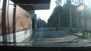 Van Rolls Over on Russian Highway