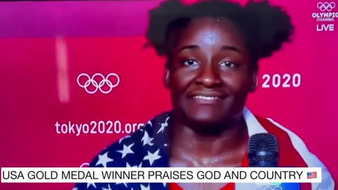 USA Gold Winner Praises God and Country 🇺🇸