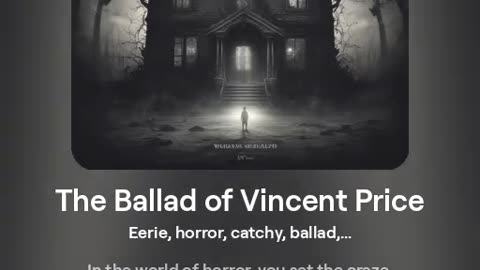 The Ballad of Vincent Price