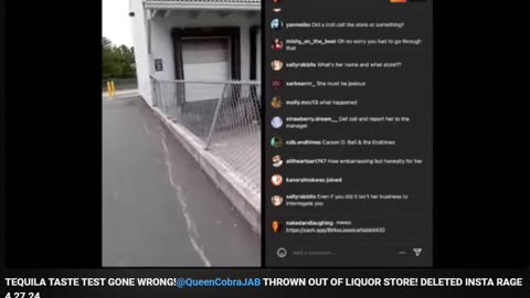 Queen Cobra kicked from the liquor store