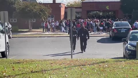 Broad Run High School students in Loudon Country walkout in support of recent sex assault victims