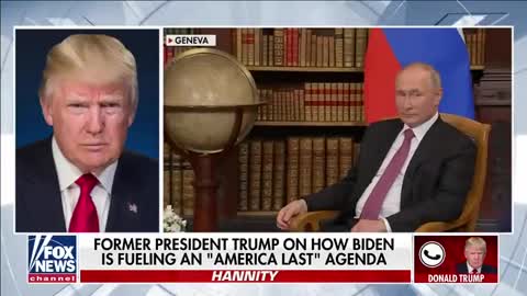 Trump gives exclusive reaction to Biden's 'weak' performance on the world stage