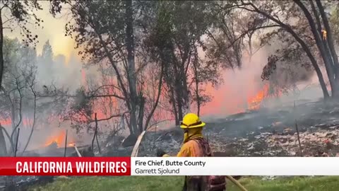 California's largest wildfire spreads threatening thousands of homes