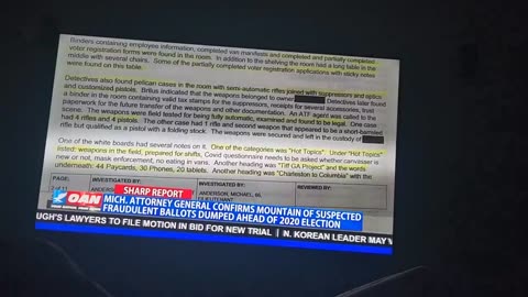 MI Police Gave FBI Video of the Cheating in 2020 Election