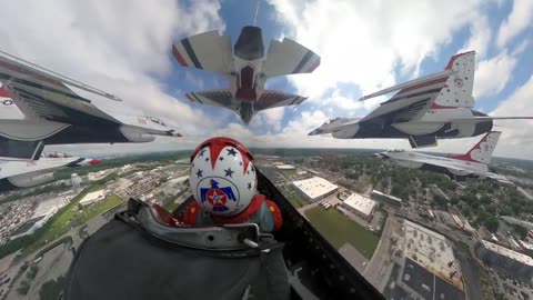 May 26, 2024 - An Incredible Perspective of the Indy 500 Flyover by the U.S. Air Force Thunderbirds