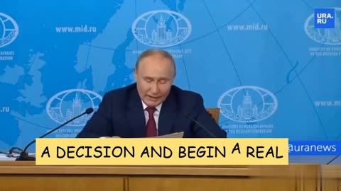 Putin put forward conditions for the start of peace talks