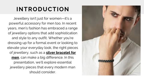 4 Essential Jewellery Pieces for the Modern Man