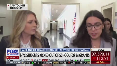 AOC Blows Off Question About NYC School Shut Down To House Illegal Immigrants