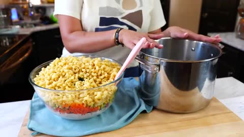 Quick Delicious Macaroni Ranch Pasta Salad Recipe, Perfect for the HOT Season