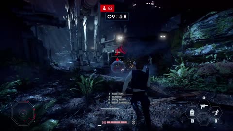 SWBF2 2017: Arcade Onslaught Han Solo Endor Gameplay