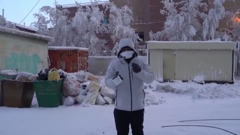 8 Crazy Experiments at -55°C, -67°F (The coldest city in the World: Yakutsk)