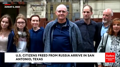 'It Didn't Feel Real Until We Were Flying Over England': US Citizens Freed From Russia Land In Texas