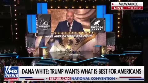 Dana White Speaks at RNC [Night 4]