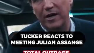 Tucker Reacts to Meeting Julian Assange. It's sickening and shouldn't be allowed by We The People.