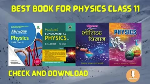Best Book For Physics Class 11 2022-2023